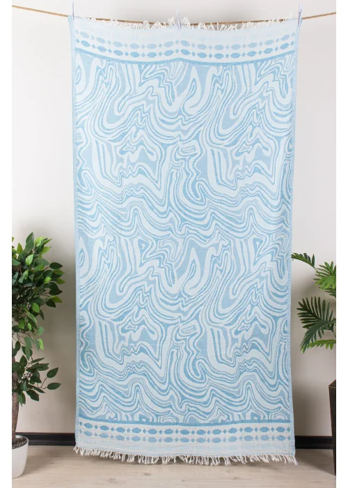 Ebru Turquoise Peshtemal