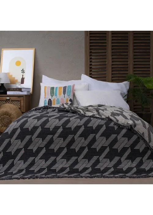 Crows XL Muslin Throw