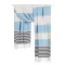 Boreas Soft Blue & Navy Blue Peshtemal