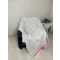 Drop Throw - Grey & Coral