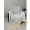 Drop Throw - Grey & Yellow
