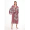 Edessa Burgundy Bathrobe (Sustainable Cotton)
