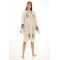 Hamsa Wooden Stamp Bathrobe