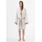 Hieron Beige Hooded Bathrobe
