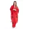 Lagertha Red Wooden Printed Bathrobe