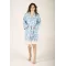 Niobe Turquoise Bathrobe