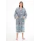 Pica Blue & Grey Bathrobe