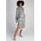 Pica Blue & Yellow Bathrobe