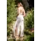 Slit-leg White Trouser