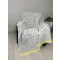 Drop Throw - Grey & Yellow