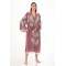 Edessa Burgundy Bathrobe (Sustainable Cotton)