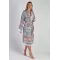 Pica Blue & Red Bathrobe
