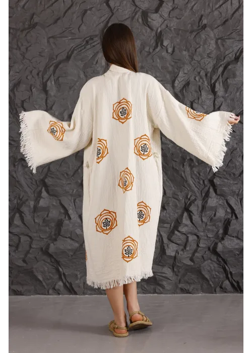 Acorn Wooden Printed Kaftan