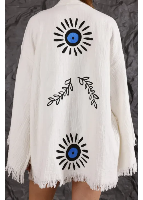 Eye Wooden Printed Robe