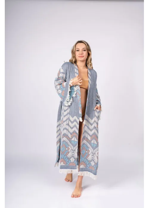 Acteon Blue Bathrobe