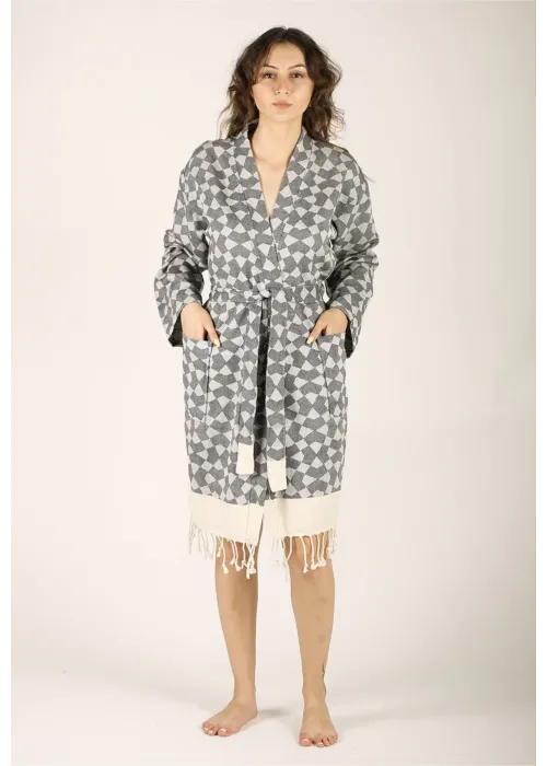 Aphrodithe Black Bathrobe