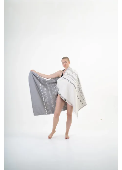 Aspendos Grey Peshtemal