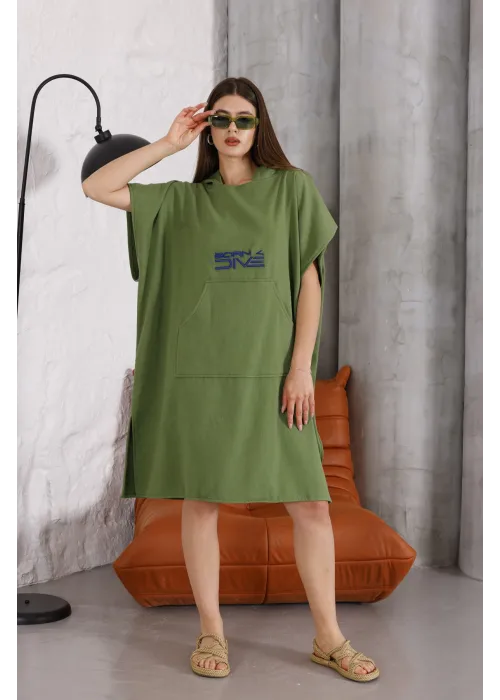 Born 4 Dive Forest Green Poncho