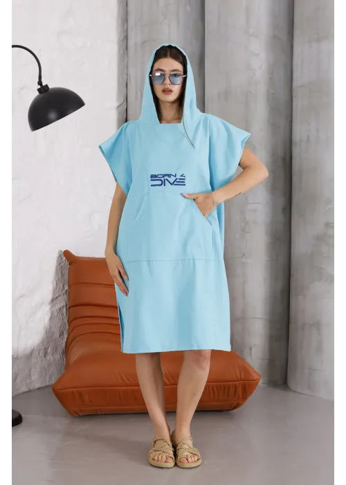 Born 4 Dive Turquoise Poncho