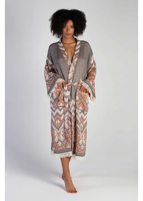 Acteon Black Bathrobe