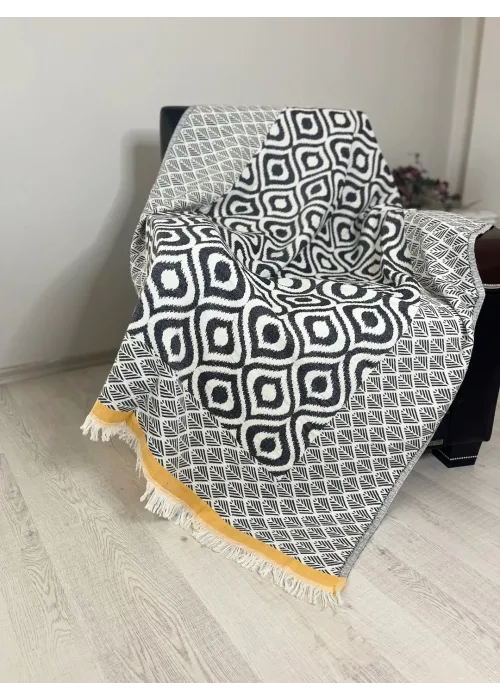 Drop Throw - Black & Yellow