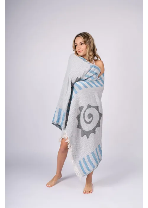 Iris Grey Peshtemal