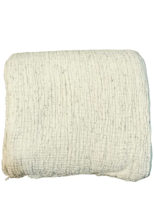 Grizzled Muslin Throw