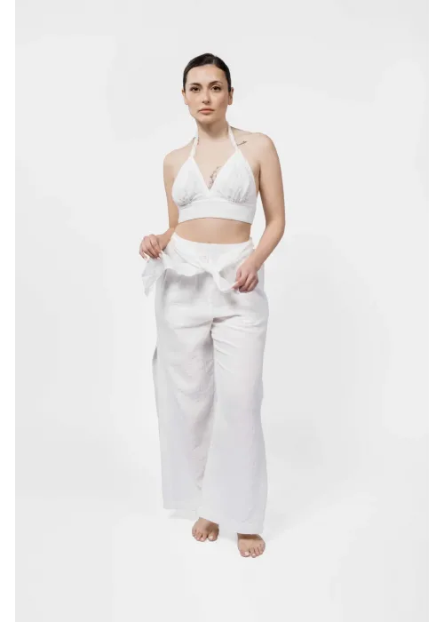 Ateiler Chaputs Keten Luna Beyaz Büstiyer One-Size