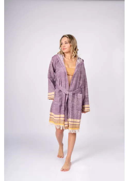 Melongena Purple Bathrobe (Sustainable Cotton)