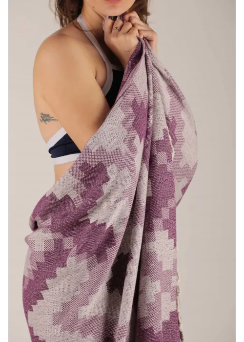 Minassos Purple Peshtemal (Sustainable Cotton)