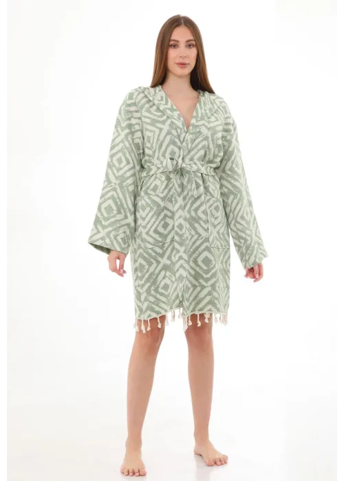 Misis Khaki Green Bathrobe