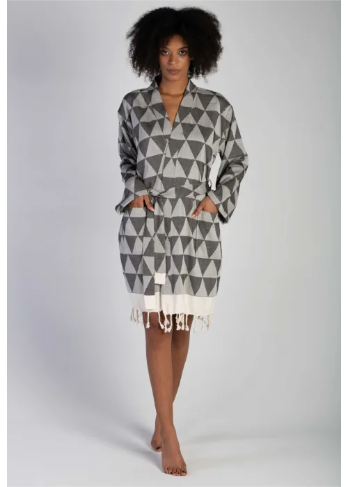 Niobe Black Bathrobe