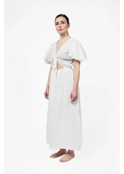 Niva White Dress
