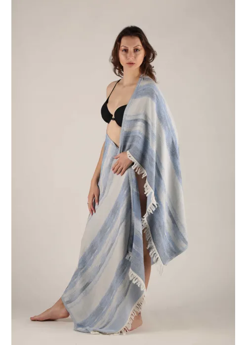 Paua Navy Blue Peshtemal