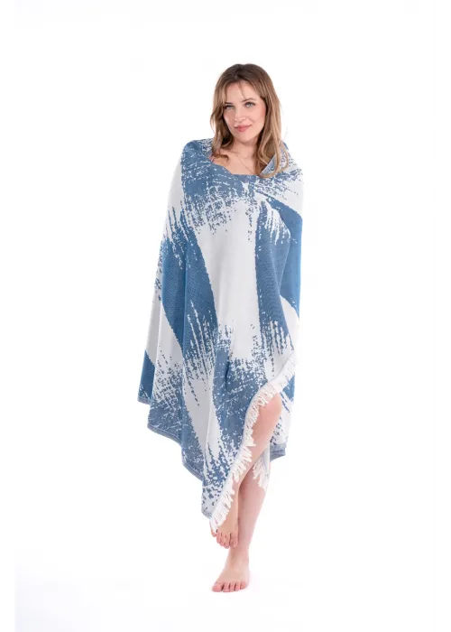 Perge Navy Blue Peshtemal