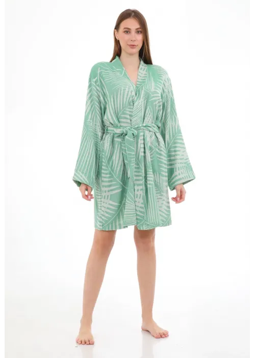 Smyrna Green Bathrobe (Sustainable Cotton)