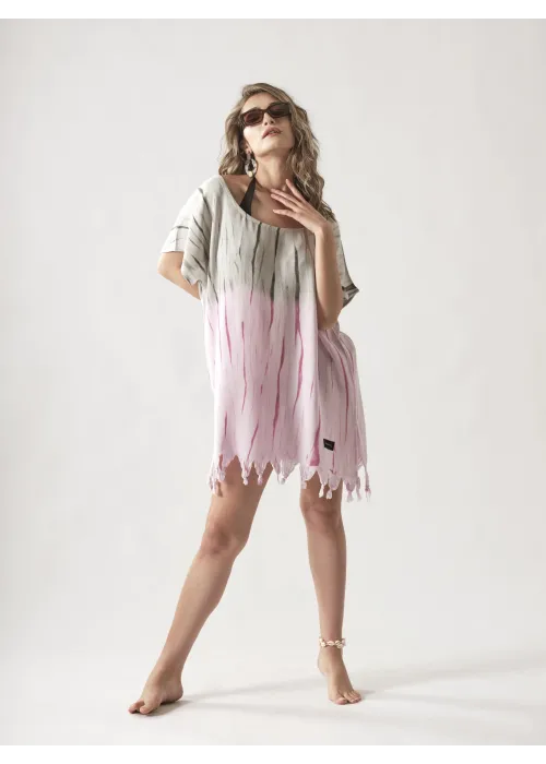 Tie Dye Pink Dress