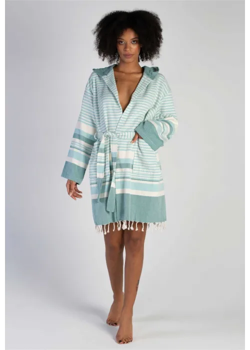 Torelia Yeşil Bornoz