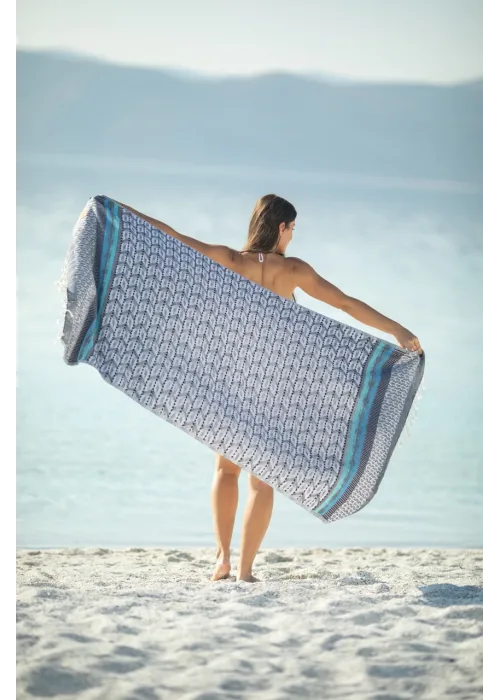 Vitta Navy Blue Peshtemal