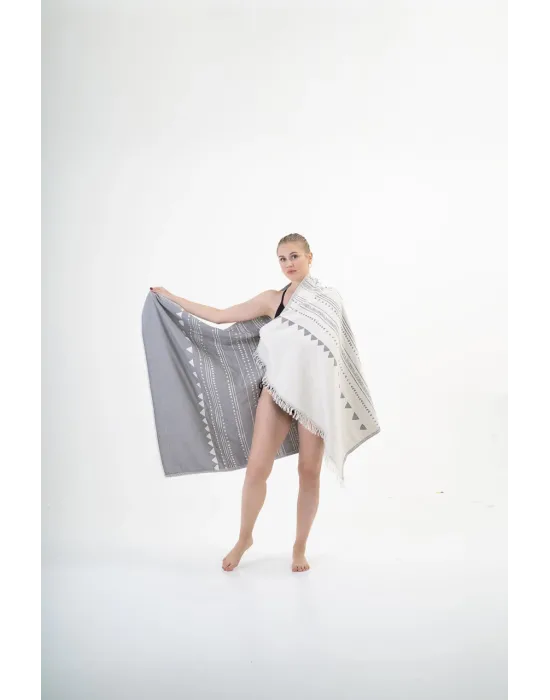 Aspendos Grey Peshtemal