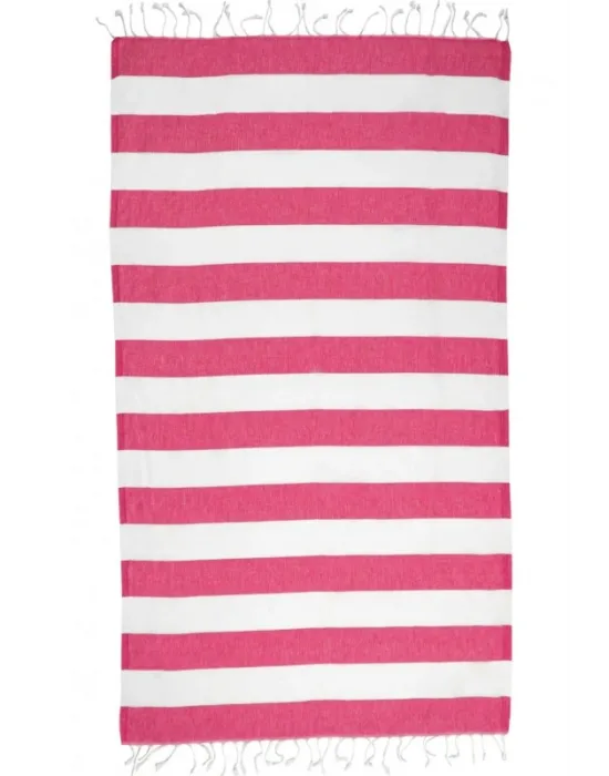 Capadocia Fuchsia & White Peshtemal