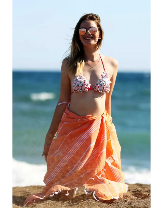 Didyma Orange Peshtemal