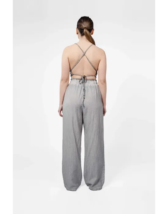 Ateiler Chaputs Linen Grey Utility Pant One-Size