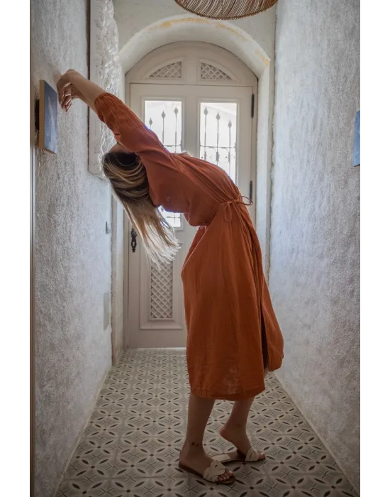 Muse Muslin Wrap Elbise