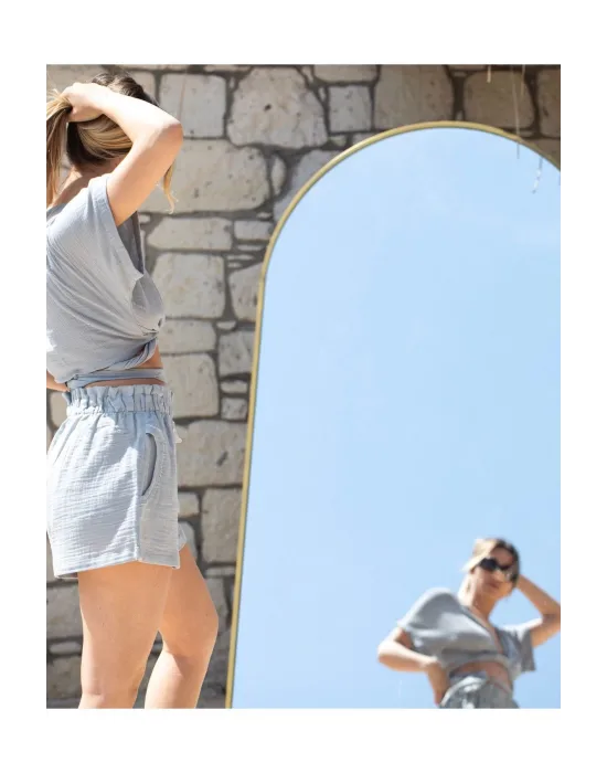 Muslin Crop & Short Set