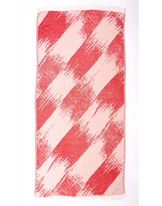 Perge Red Peshtemal (Double Face)