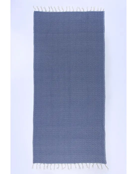 Hochwertiges Denim Blue Peshtemal von since1980 - Umweltfreundliches türkisches Handtuch