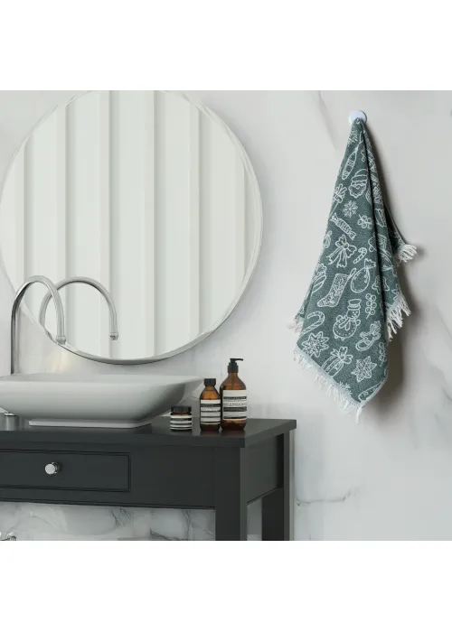 Happy Christmas Hand Towel