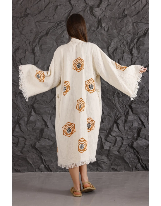 Acorn Wooden Printed Kaftan