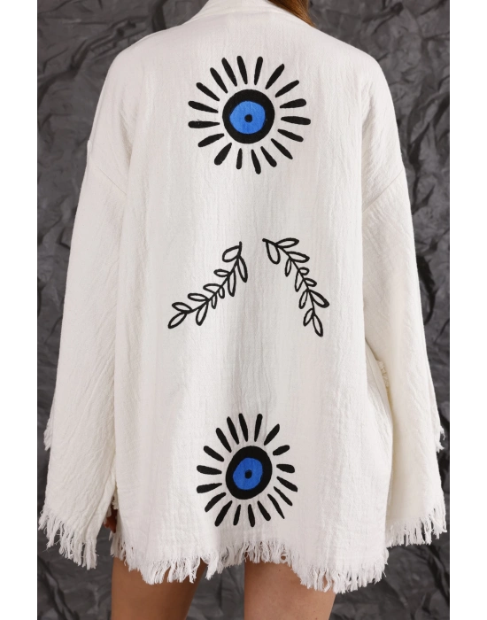 Eye Wooden Printed Robe